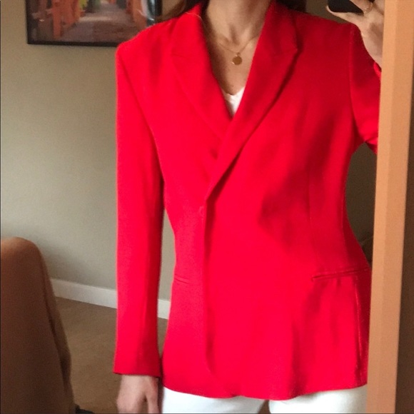& Other Story Tailored Blazer in red - Picture 5 of 5